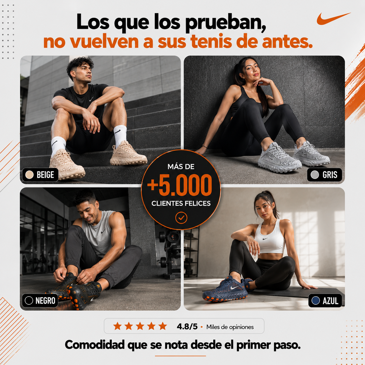 Nike Mind 002: Camina sin estrés desde el primer paso