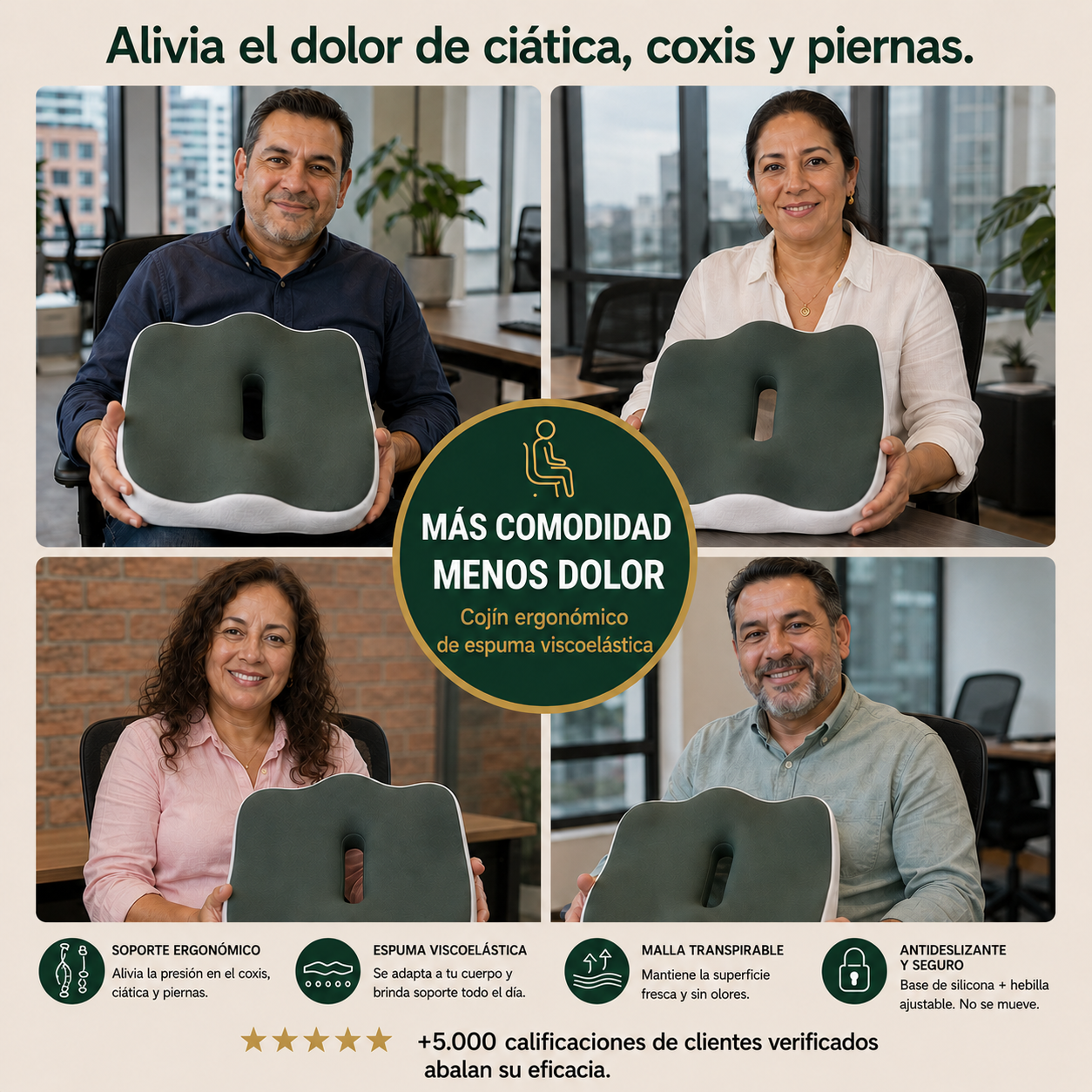 Convierte Cualquier Silla en un Asiento Más Cómodo