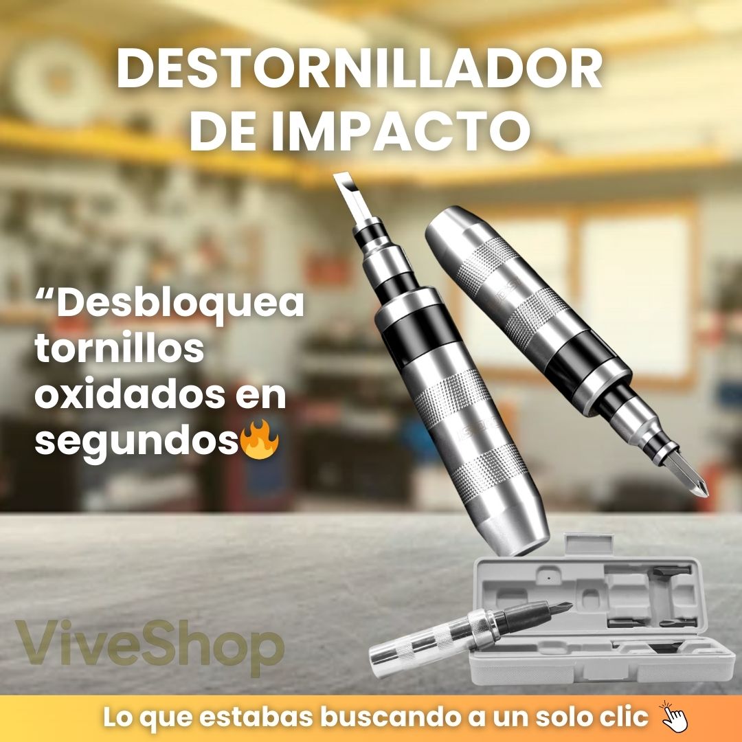 Destornillador de impacto- 🔥La herramienta que todo taller y hogar necesita