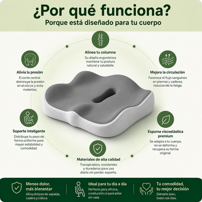 Convierte Cualquier Silla en un Asiento Más Cómodo