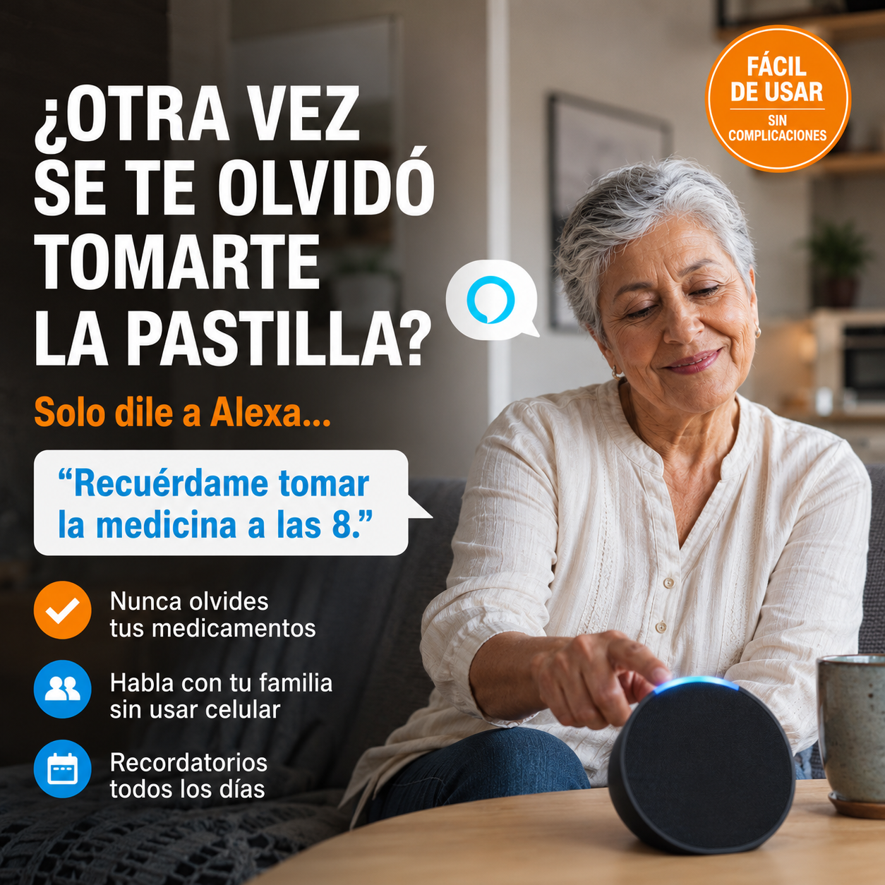 Alexa Echo Pop: tu asistente personal controlado con voz