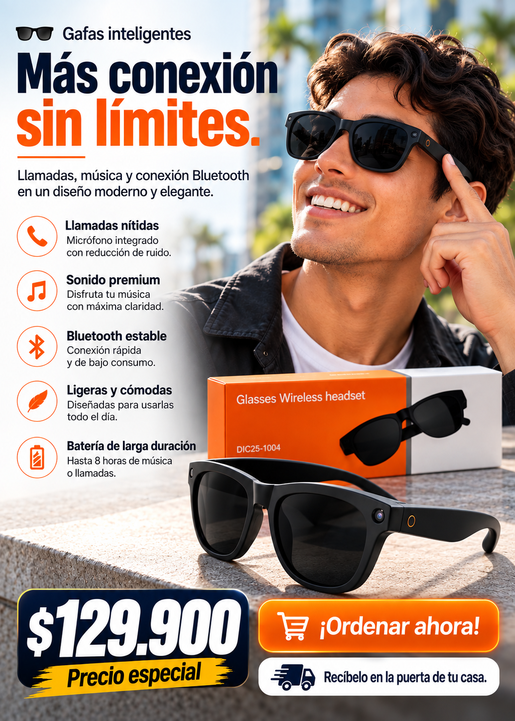 Gafas Bluetooth Llamadas