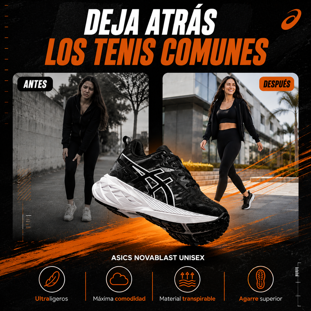 ASICS NOVABLAST UNISEX: Los tenis virales que sí cumplen