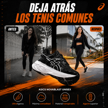 ASICS NOVABLAST UNISEX: Los tenis virales que sí cumplen