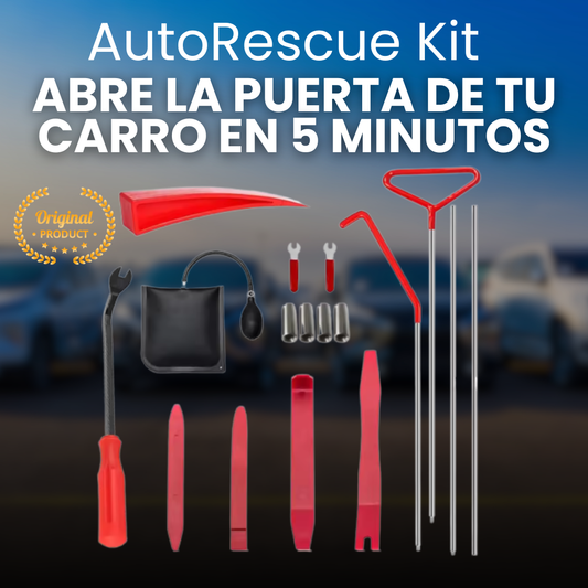 AutoRescue Kit de herramientas -Abre tu coche YA sin romper el vidrio 🧰