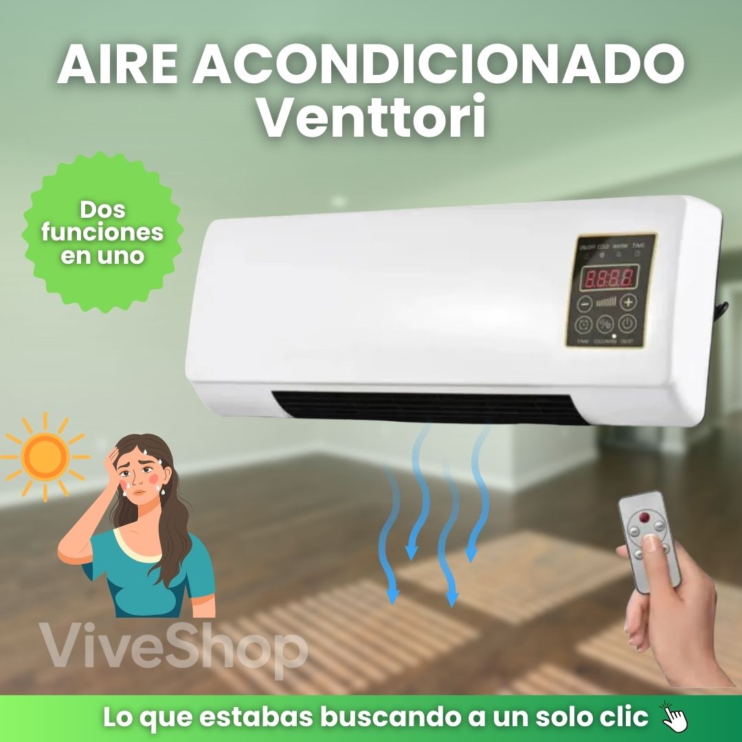 🔥Aire acondicionado venttori- Se enfria y calienta en 3 segundos