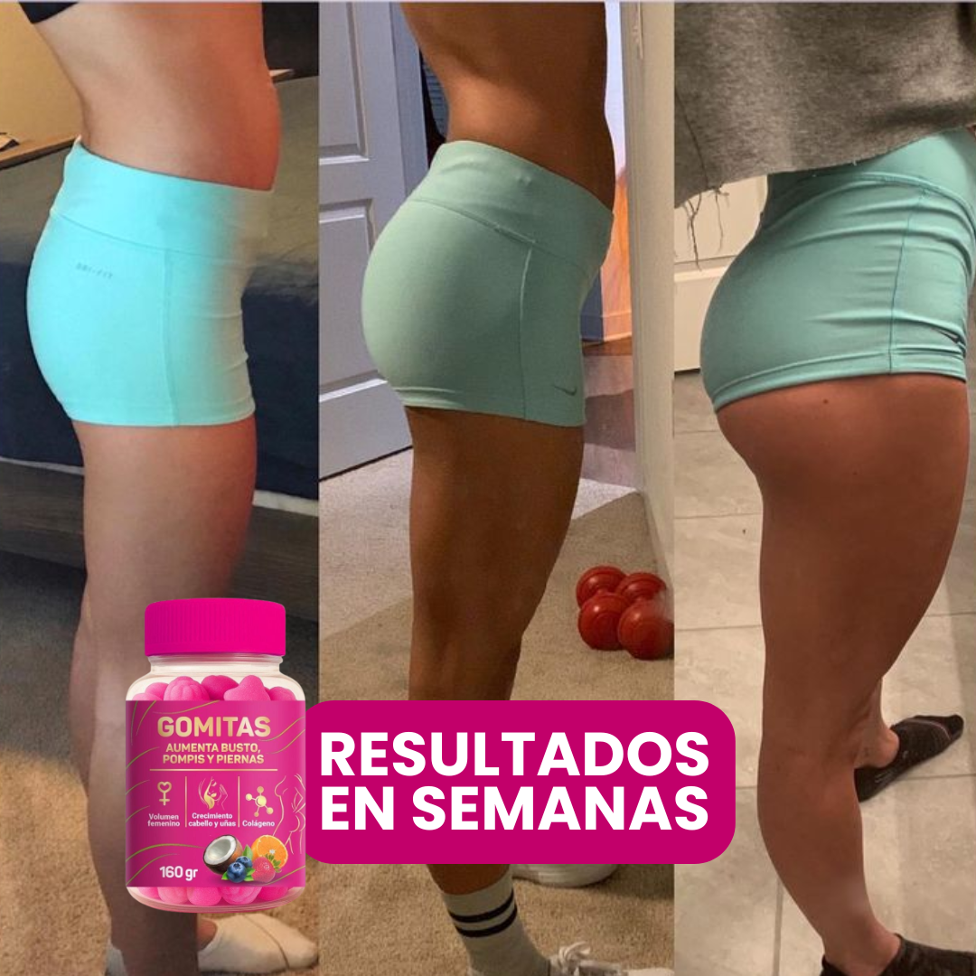 Gomas Boom- Aumenta tus glúteos, senos y recupera tu autoestima 🍑.